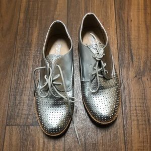Silver shoes